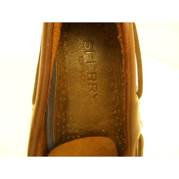 Sperry Men's Top Sider 0195412 Authentic Original 2-Eye Boat Shoe Brown Buck 9M - Picture 10 of 11